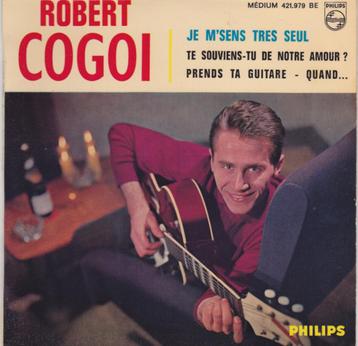 Vinyl 45T Chason française Robert Cogoi, Enlèvement ou Envoi, Utilisé, Maxi single