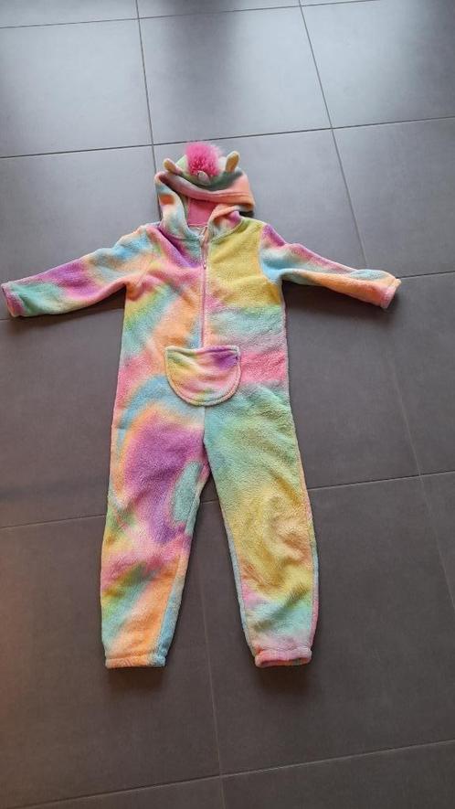 Onesie Unicorn maat 110, Kinderen en Baby's, Kinderkleding | Maat 110, Gebruikt, Jongen of Meisje, Overige typen, Ophalen of Verzenden