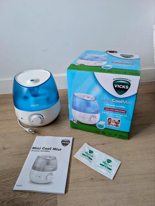 Nieuwe Vicks Mini Cool Mist Luchtbevochtiger, Elektronische apparatuur, Luchtbehandelingsapparatuur, Zo goed als nieuw, Luchtbevochtiger