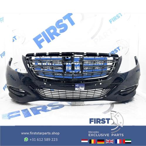 W222 BUMPER S KLASSE VOORBUMPER ZWART WIT GRIJS FACELIFT ori, Auto-onderdelen, Carrosserie, Bumper, Mercedes-Benz, Voor, Gebruikt