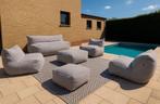 Roolfliving loungeset, Ophalen, Zo goed als nieuw, 8 zitplaatsen, Loungeset