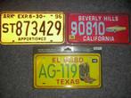 auto nummerplaat USA BEVERLY HILLS CALIFORNIA ARKANSAS, Nieuw, Verzenden