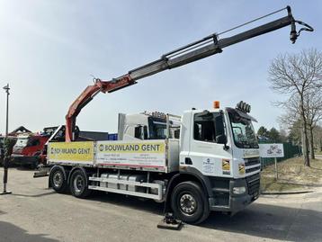 DAF CF 85.460 6x2 LIFT+STEERING AXLE + CRANE PALFINGER PK 18, Achat, Entreprise, 338 kW, Autres couleurs