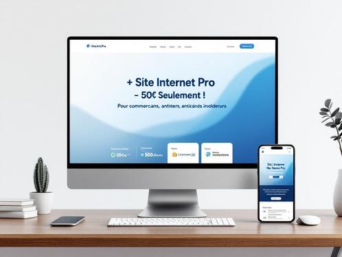 Site web / vitrine professionnel – 50€ seulement, Computers en Software, Besturingssoftware, Nieuw, Windows, Ophalen