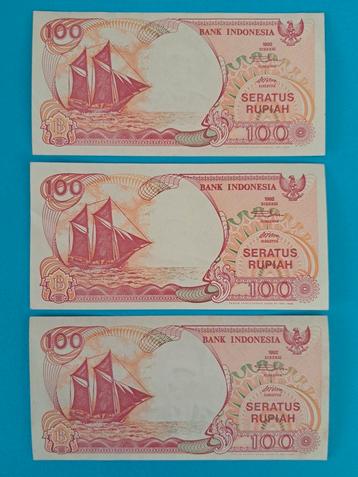 100 Rupiah Indonesie  beschikbaar voor biedingen
