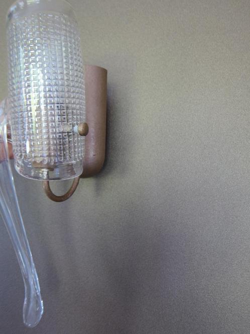 knappe wandlampen met Murano-glas, Huis en Inrichting, Lampen | Wandlampen, Zo goed als nieuw, Glas, Metaal, Ophalen of Verzenden