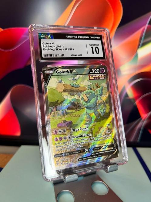 Golurk V (EVS 182) - CGC 10, Hobby & Loisirs créatifs, Jeux de cartes à collectionner | Pokémon, Neuf, Cartes en vrac, Enlèvement ou Envoi