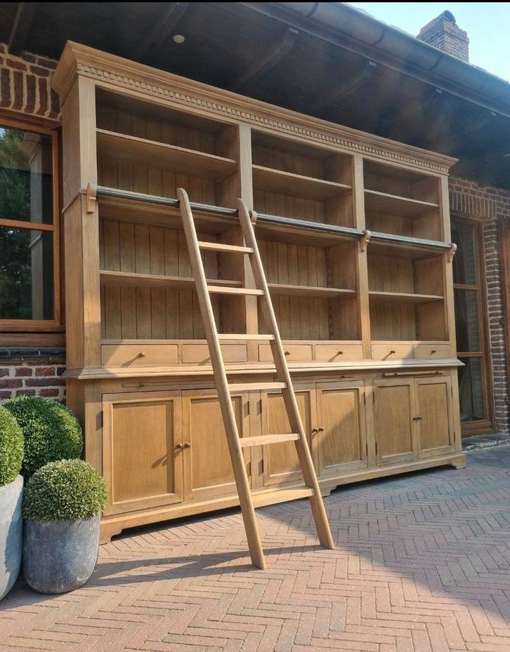 3x Eiken boekenkast/bibliotheekkast GRATIS LEVERING, Huis en Inrichting, Kasten | Boekenkasten, Zo goed als nieuw, Ophalen of Verzenden