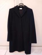 Zwarte lange winterjas maat 42, Enlèvement, Taille 42/44 (L)