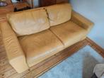Sofa / Zetel - Leer/Cuir, Huis en Inrichting, Zetels | Zetels, Ophalen, Gebruikt, 150 tot 200 cm, Tweepersoons
