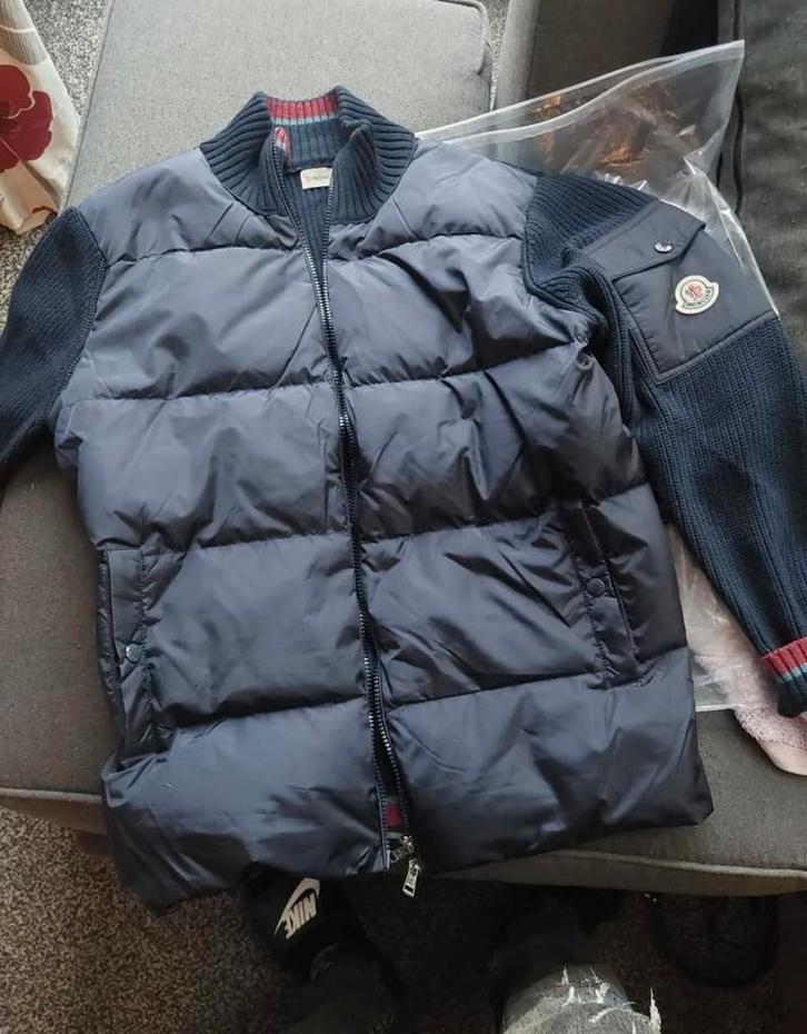 Moncler jas blauw, Kleding | Heren, Jassen | Winter, Nieuw, Overige maten, Blauw, Ophalen of Verzenden