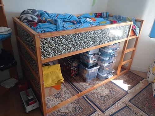 Ikea Kira hoogslaper, zonder matras, Kinderen en Baby's, Kinderkamer | Bedden, Zo goed als nieuw, Hoogslaper of Stapelbed, Ophalen