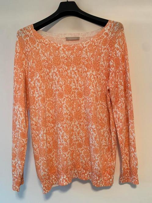 Wit oranje trui met bloemen Stefanel maat XL, Vêtements | Femmes, Pulls & Gilets, Comme neuf, Taille 46/48 (XL) ou plus grande