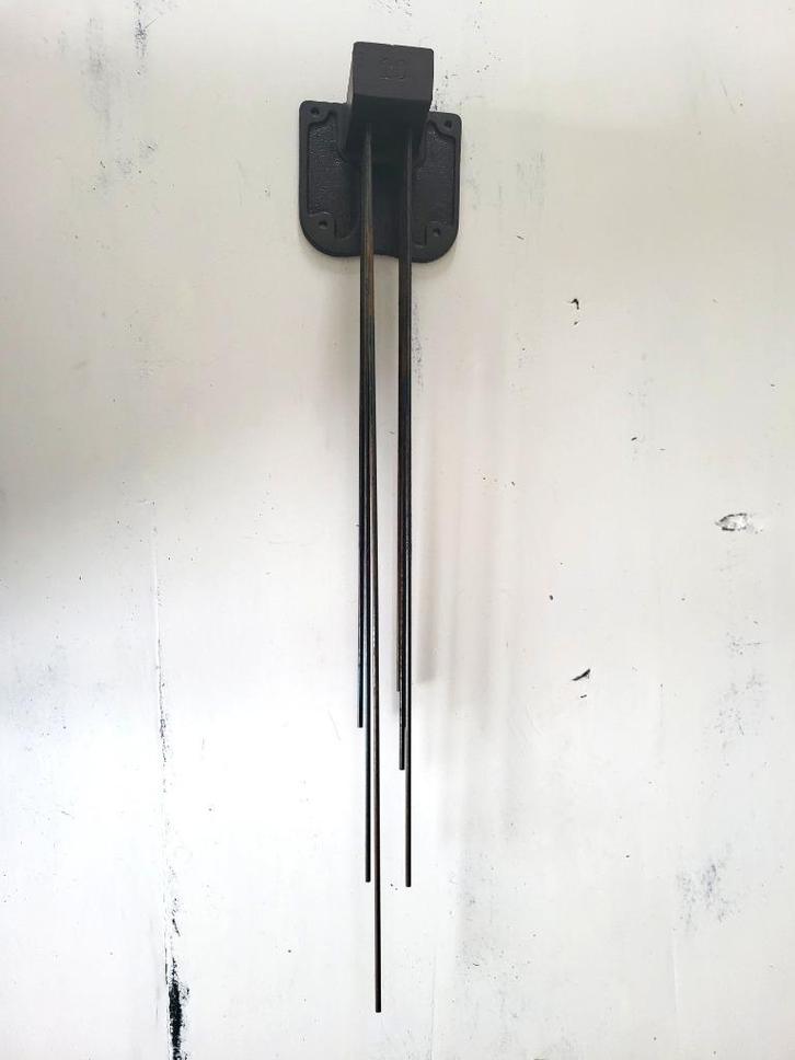 gongblok met 8 gongstaven voor een Wetsminster melodie., Antiek en Kunst, Antiek | Klokken, Ophalen of Verzenden