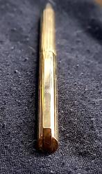 stylo bille S.T Dupont plaqué or, Ophalen, Zo goed als nieuw, Vulpen