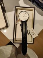 DW Daniel Wellington dames horloge  zwart, Overige merken, Leer, Polshorloge, Ophalen of Verzenden