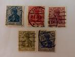 1920 Deutsche Reich,Germania met gearceerde achtergrond, ges, Postzegels en Munten, Ophalen of Verzenden, Duitse Keizerrijk, Gestempeld