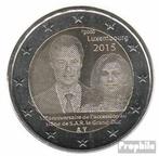 Luxemburg: 2 euro 2015 in UNC, Postzegels en Munten, 2 euro, Luxemburg, Losse munt, Verzenden