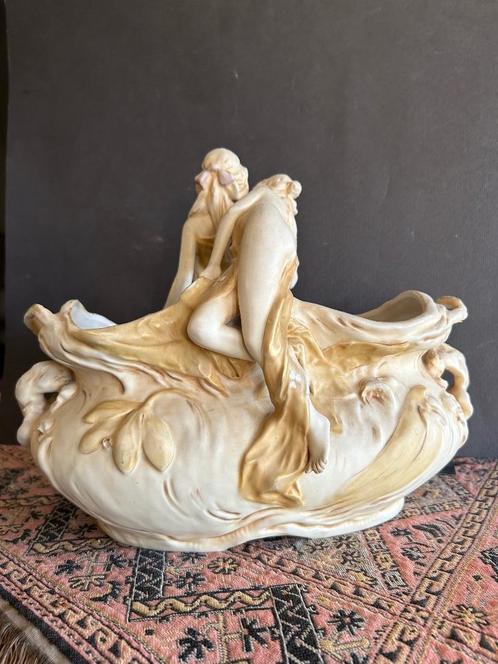 Art Nouveau Royal Dux nimfen, Antiquités & Art, Antiquités | Porcelaine, Enlèvement ou Envoi