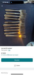 Lot met bestek, Ophalen of Verzenden