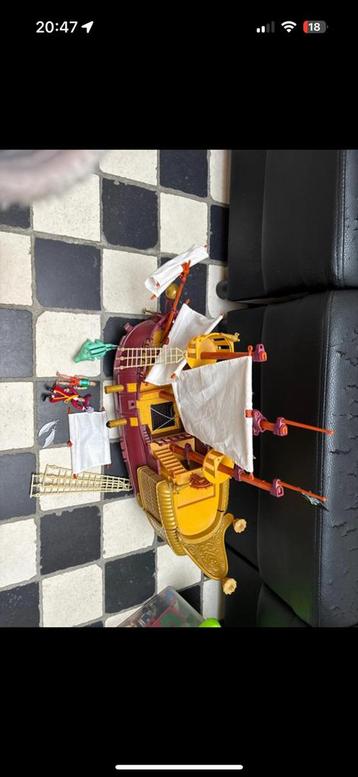 Playmobil piratenschip, Ophalen