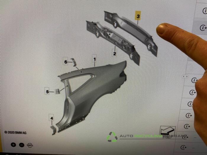 Achterpaneel plaatwerk van een BMW M4, Auto-onderdelen, Carrosserie, BMW, Nieuw, 3 maanden garantie, Ophalen of Verzenden