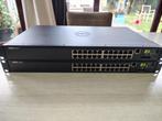 2x Dell N2024 24-poort Layer-3 switch + 2x 10Gb SPF+ poorten, Computers en Software, Netwerk switches, Ophalen of Verzenden, Gebruikt