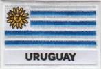 Uruaguay vlag stoffen opstrijk patch embleem, Nieuw, Verzenden