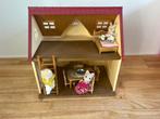 sylvanian families startershuisje met extra families konijn, Ophalen, Zo goed als nieuw, Poppenhuis