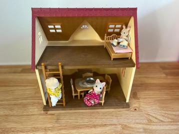 sylvanian families startershuisje met extra families konijn beschikbaar voor biedingen