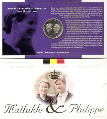 13112 * 250 francs 1999 * MATHILDE ET FILIP * QP/BLISTER, Envoi, Argent
