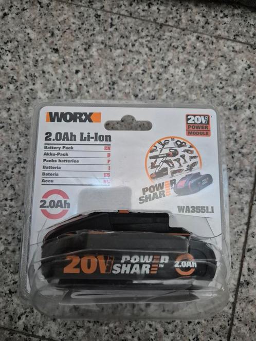 Nieuw WORX WA3551.1, Audio, Tv en Foto, Accu's en Batterijen, Zo goed als nieuw, Ophalen of Verzenden