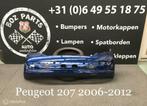 Peugeot 207 en 207 CC Cabrio achterbumper 2006-2012, Auto-onderdelen, Gebruikt, Ophalen of Verzenden, Bumper, Achter