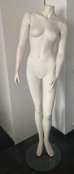 Paspop / vrouw - wit op glasplaat, Ophalen, Paspop