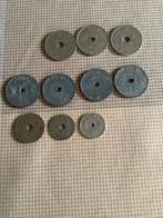 munten van belgie 25cent-10 cent-5 cent  1914-1921-1926-1938, Postzegels en Munten, Ophalen of Verzenden