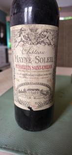 hateau MAYNE- SOLell POUSSEGUIN SAINT-EMILION 1995, Collections, Vins, Comme neuf, Pleine, Enlèvement ou Envoi