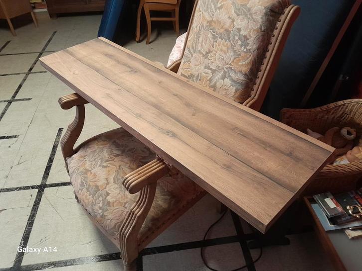 Tablette en bois décorative / étagère, Huis en Inrichting, Tafels | Eettafels, Zo goed als nieuw, Eikenhout, Ophalen