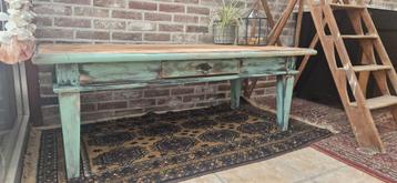 Uniek India ibiza salontafel met lade beschikbaar voor biedingen