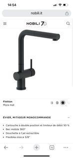 Robinet Mitigueur noir mat Nobili, Doe-het-zelf en Bouw, Ophalen, Zo goed als nieuw