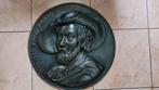 Groot metalen bord Rubens om aan de muur te hangen, Ophalen of Verzenden