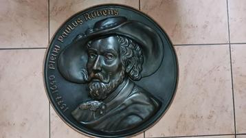 Grande plaque métallique Rubens à accrocher au mur, Enlèvement ou Envoi