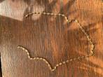 Prachtige halsketting goldplated ( met een laagje goud ), Ophalen of Verzenden, Goud, Overige materialen
