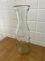 Glazen karaf wijn/water 1 liter, Gebruikt, Overige typen, Ophalen of Verzenden, Glas