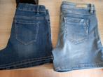 2 jeans schortjes 164, Ophalen of Verzenden, Gebruikt, Meisje, Broek