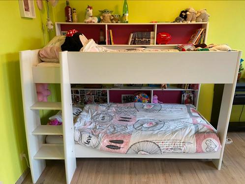 Lits superposés en très bon état matelas compris, Kinderen en Baby's, Kinderkamer | Stapelbedden en Hoogslapers, Gebruikt, Stapelbed