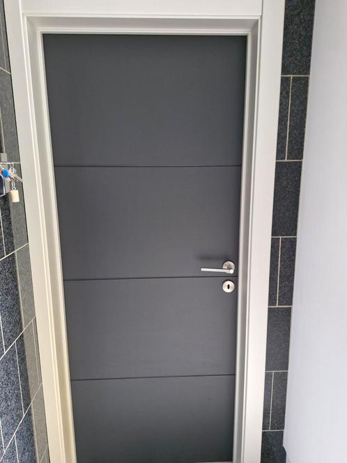 Binnendeur, Doe-het-zelf en Bouw, Deuren en Vliegenramen, Gebruikt, Binnendeur, 200 tot 215 cm, 80 tot 100 cm, Hout, Ophalen