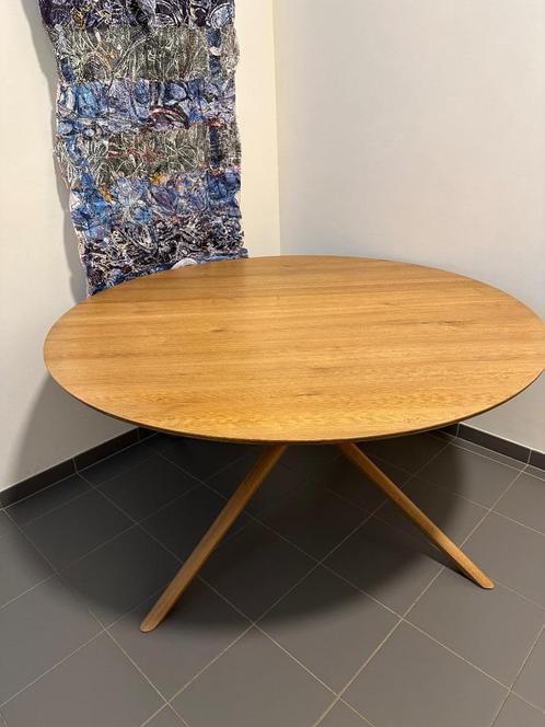 eettafel Ethnicraft, Huis en Inrichting, Tafels | Eettafels, Zo goed als nieuw, 100 tot 150 cm, 100 tot 150 cm, Vijf personen of meer