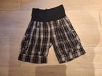 Short, maat M, zwart (geruit met wit en paars), Kleding | Dames, Broeken en Pantalons, Kort, Zwart, Nieuw, Geen merk