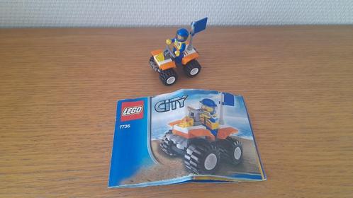 LEGO 7736 - Coast Guard Quad Bike, Kinderen en Baby's, Speelgoed | Duplo en Lego, Zo goed als nieuw, Lego, Complete set, Ophalen of Verzenden