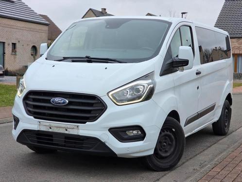 FORD TRANSIT CUSTOM 9 PLACES L2H1 2.0 TDCI 131 CV EURO 6b, Auto's, Ford, Bedrijf, Transit, ABS, Airbags, Airconditioning, Alarm